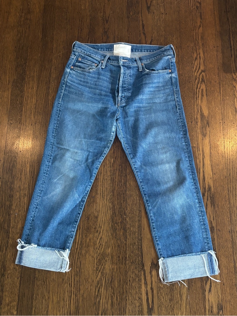 MOTHER Pale Blue Denim Jeans